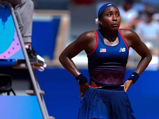 Tearful Coco Gauff dumped out of Olympics after on-court row | Paris Olympics 2024 News - Times of India