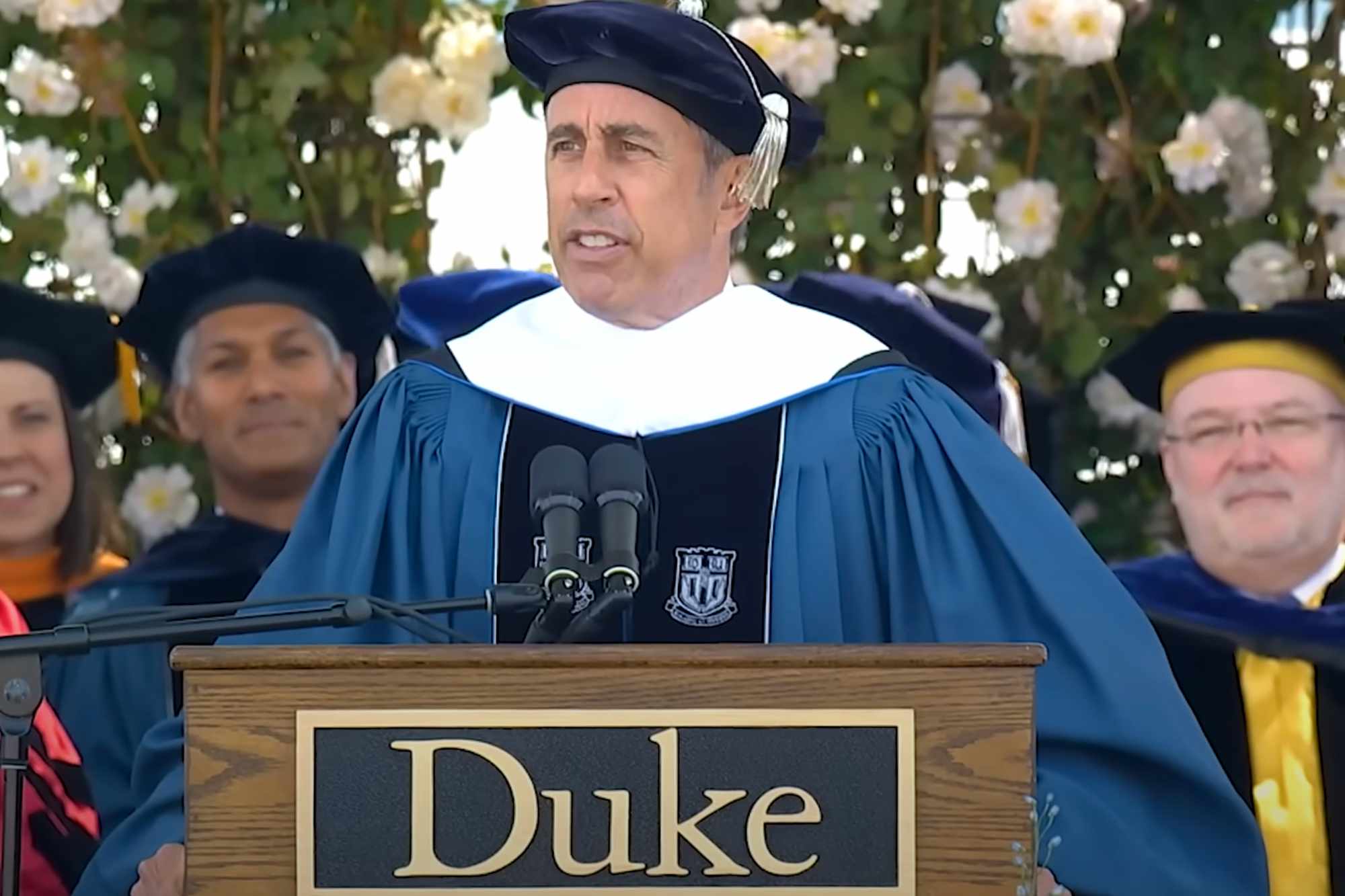 Jerry Seinfeld's Support for Israel Leads to Walkouts amid His Duke University Commencement Speech