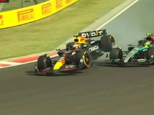 Watch Verstappen get slammed as 'CHILDISH' on radio after smashing into Hamilton