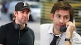 John Krasinski says his kids think he works in an office and when he showed them episodes of his show "The Office," his youngest didn't believe it was him on TV