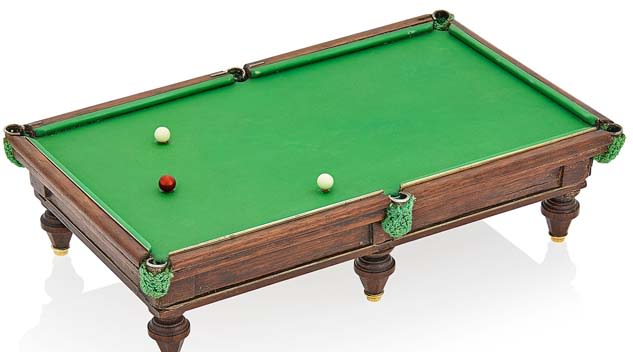 Sondheim’s Fabergé Billiards Table Box Pockets Win At White Glove Doyle Sale - Antiques And The Arts Weekly