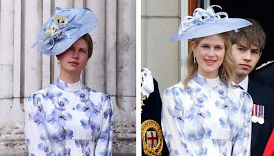 Lady Louise Windsor Rewears Her Coronation Dress for Trooping the Colour 2024