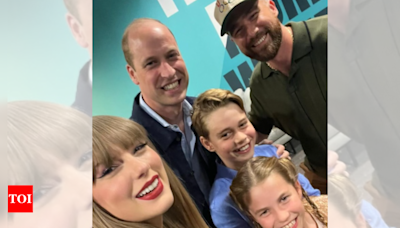 Taylor Swift's epic selfie with Prince William has a hidden message - Times of India