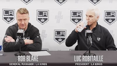 Rob Blake and Luc Robitaille End-of-Season Interviews | Los Angeles Kings