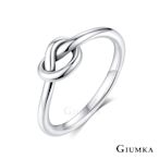 GIUMKA-情侶純銀戒指-同心結-尾戒