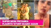 Priyanka Fights Filming Injuries with Malti's Cuddles &...Garlic?! Desi Girl's 'Nuskha' for Healing | Etimes - Times of India Videos