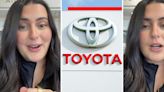 ‘It’s an $80 product’: Toyota driver can’t believe how much she was charged when she took car to dealership for routine service