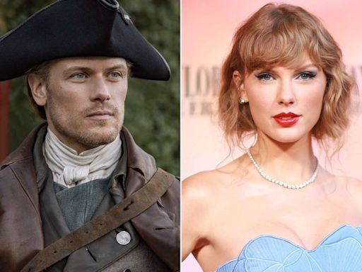 Outlander's Sam Heughan Jokes Taylor Swift Will 'Forget' Travis Kelce After She Meets Him: 'She's Gonna Shake Him Off'