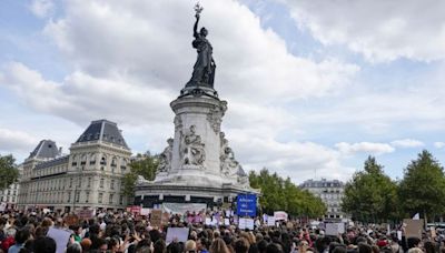 Protests in France to support woman allegedly drugged by husband and raped by strangers