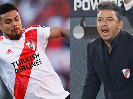 El recado de Marcelo Gallardo a Paulo Díaz tras su grosero error en River Plate - La Tercera