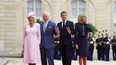 King Charles France visit – Charles and Camilla arrive at Elysée Palace with Macron before lavish state dinner