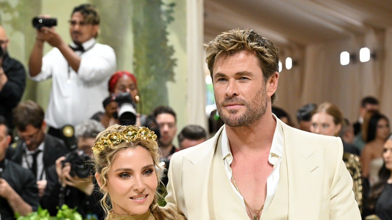 Chris Hemsworth and Elsa Pataky Match in Tom Ford at the 2024 Met Gala