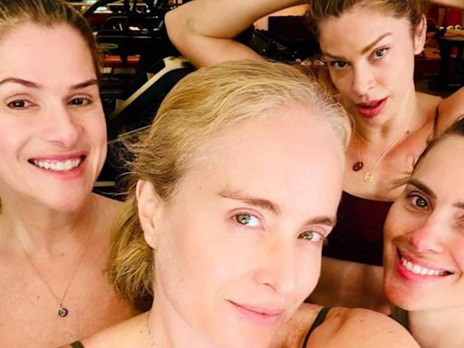 Angélica, Carolina Dieckmann, Grazi Massafera e Ingrid Guimarães se exercitam juntas | Celebridades | O Dia