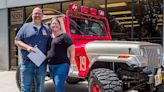 'This is a real bonus:' Mega fan dad wins Jurassic Park Jeep in Leesburg for Father's Day