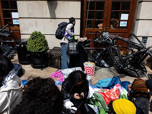 La Policía de Nueva York rodea la protesta del campus universitario de Columbia