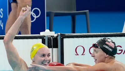 Katie Ledecky places third in 400-meter freestyle as rival Ariarne Titmus wins gold