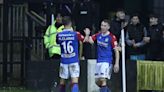 Linfield keep the pressure on Larne with narrow win in Carrick