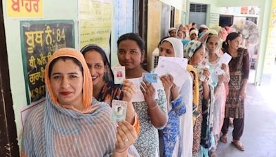 Voter turnout touches 62.8% in Punjab, 71% in Himachal Pradesh