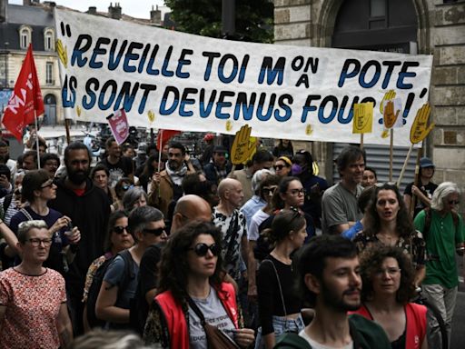 French feminists march against far right with days before vote