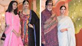 Amitabh-Aishwarya In Multicolour Fits To Aaradhya In Pink; Bachchans Attend Anant-Radhika's Shubh Ashirwad