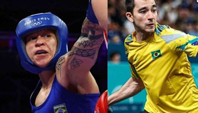 Jogos Olímpicos: Bia Ferreira garante medalha no boxe; Calderano avança no tênis de mesa
