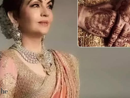 Ink of love: Nita Ambani's mehendi steals the show at Anant and Radhika's wedding