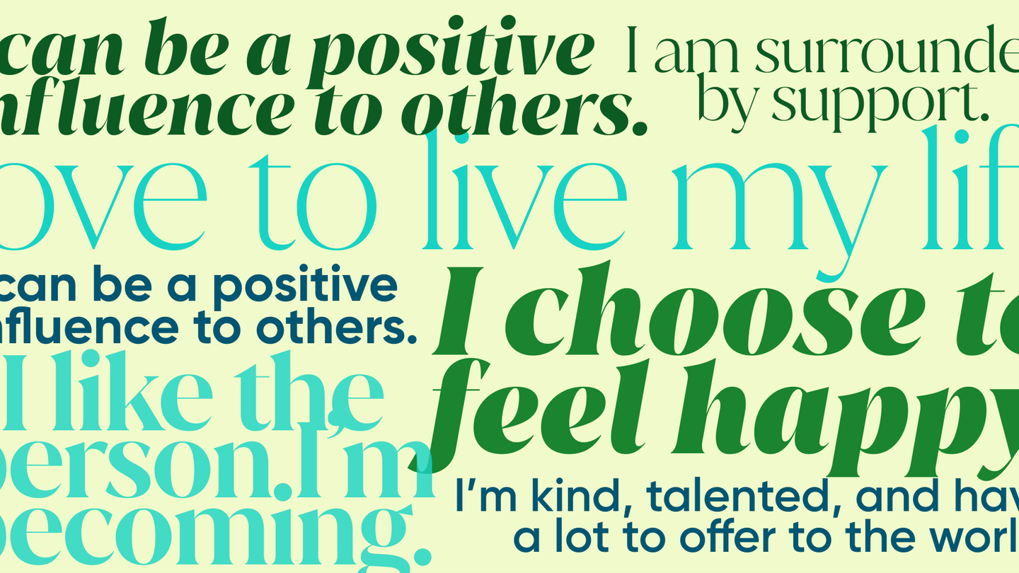 38 Self-Affirmations for Kids and Teens﻿