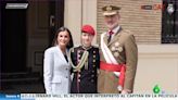 Alfonso Arús, del uniforme de la princesa Leonor con el rey Felipe y la reina Letizia: "Es el de 'Élite', me la imagino como Danna Paola"