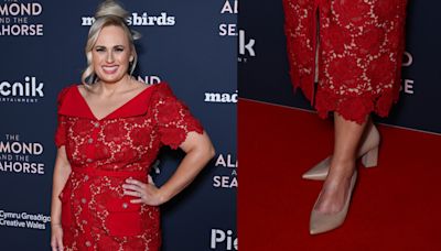 Rebel Wilson Pops in Chunky Heels for ‘The Almond and The Seahorse’ Premiere
