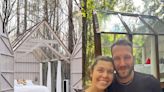 A couple's 80-square-foot tiny home on Airbnb is made almost entirely of glass so guests can sleep under the stars. Take a look.