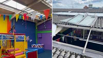 Shock moment TORNADO rips through UK soft play centre 'traumatising' kids