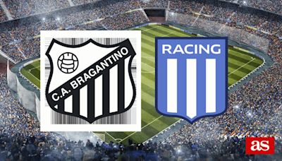 Bragantino vs Racing Club: estadísticas previas y datos en directo | Copa Sudamericana 2024