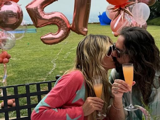 Heidi Klum Kisses Husband Tom Kaulitz As She Celebrates Her 51st Birthday