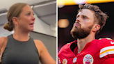 Viral "not real" plane woman's Harrison Butker message takes off online