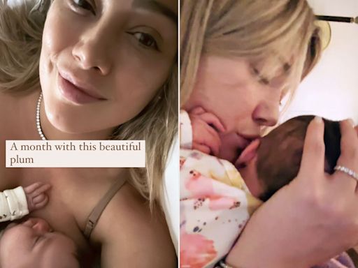 Hilary Duff Snuggles with Daughter Townes as She Celebrates ‘a Month with This Beautiful Plum'