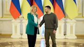 Zelensky meets Slovak President Caputova in Kyiv