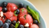 Sweet watermelon is lycopene-rich and refreshing in this summertime salad