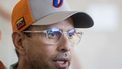 El opositor Henrique Capriles aboga por "una Venezuela democrática" sin "presos políticos"