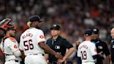 Astros starter Ronel Blanco ejected in the fourth inning after a foreign substance check