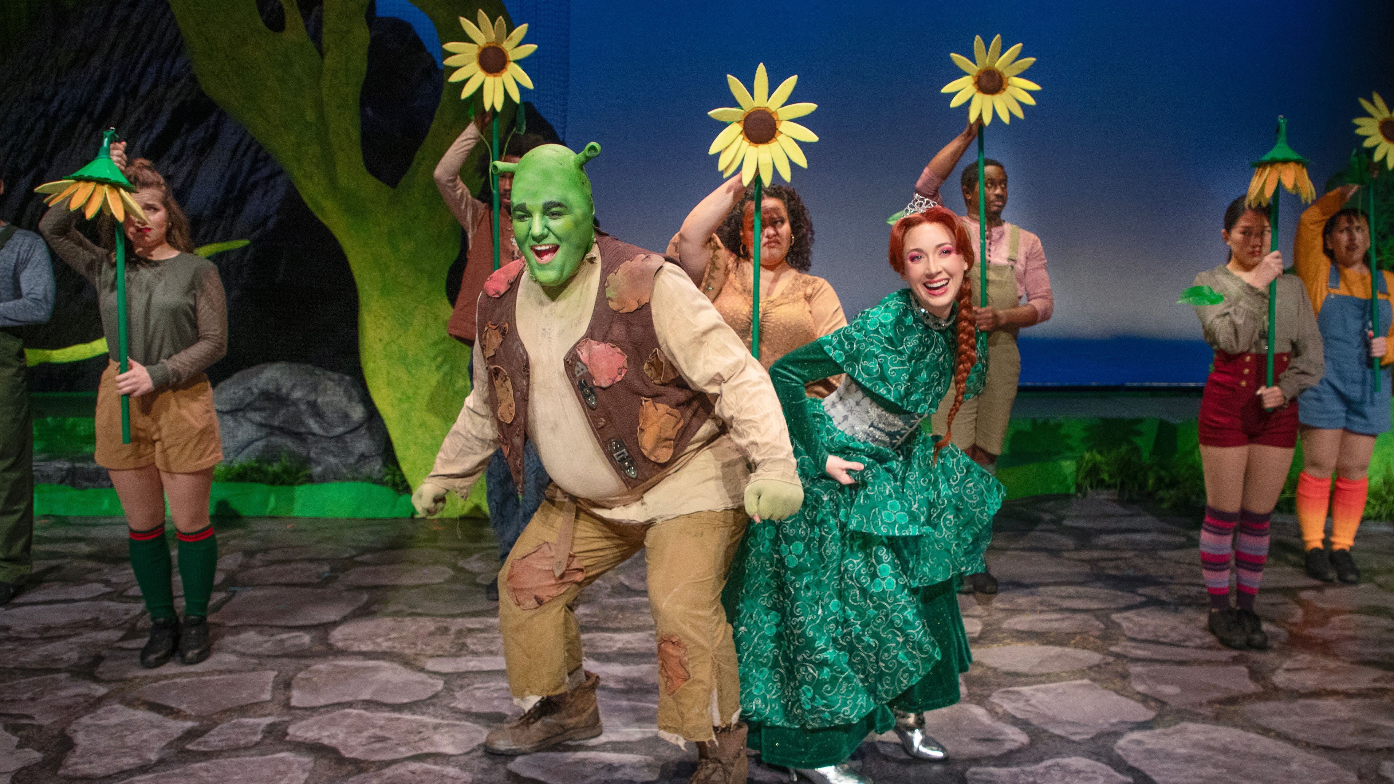 How a makeup artist transforms a human into an ogre for 'Shrek: The Musical'