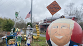 How much does this 93-year-old Westport welder like Trump? Check out his sculptures