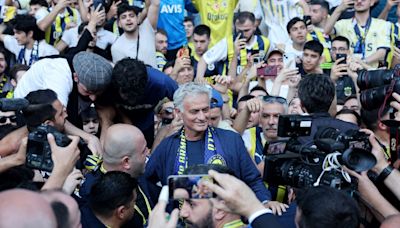 'I belong to your family': Jose Mourinho unveiled as Fenerbahce manager