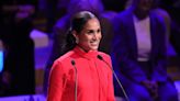 Meghan Markle says ‘it’s nice to be back’ in UK during One Young World Summit keynote speech