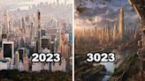 18 Cities And What They'll Look Like In 3023 According To AI