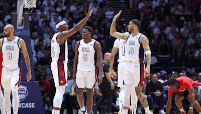 Team USA narrowly outlasts Germany in final exhibition before Olympics