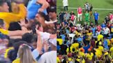 Se arma riña entre jugadores de Uruguay y la hinchada de Colombia tras derrota en Copa América 2024