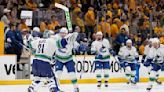 Boeser's hat trick helps Canucks rally, push Preds to brink of elimination