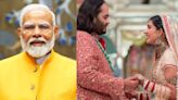 Mumbai: PM Narendra Modi attends Anant Ambani-Radhika Merchant’s Shubh Aashirwad in a star studded event