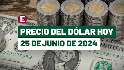 ¡Peso retrocede tras repunte! Precio del dólar hoy 25 de junio de 2024