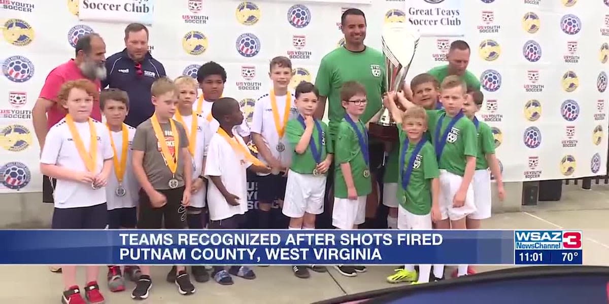 Soccer teams recognized after shots-fired incident